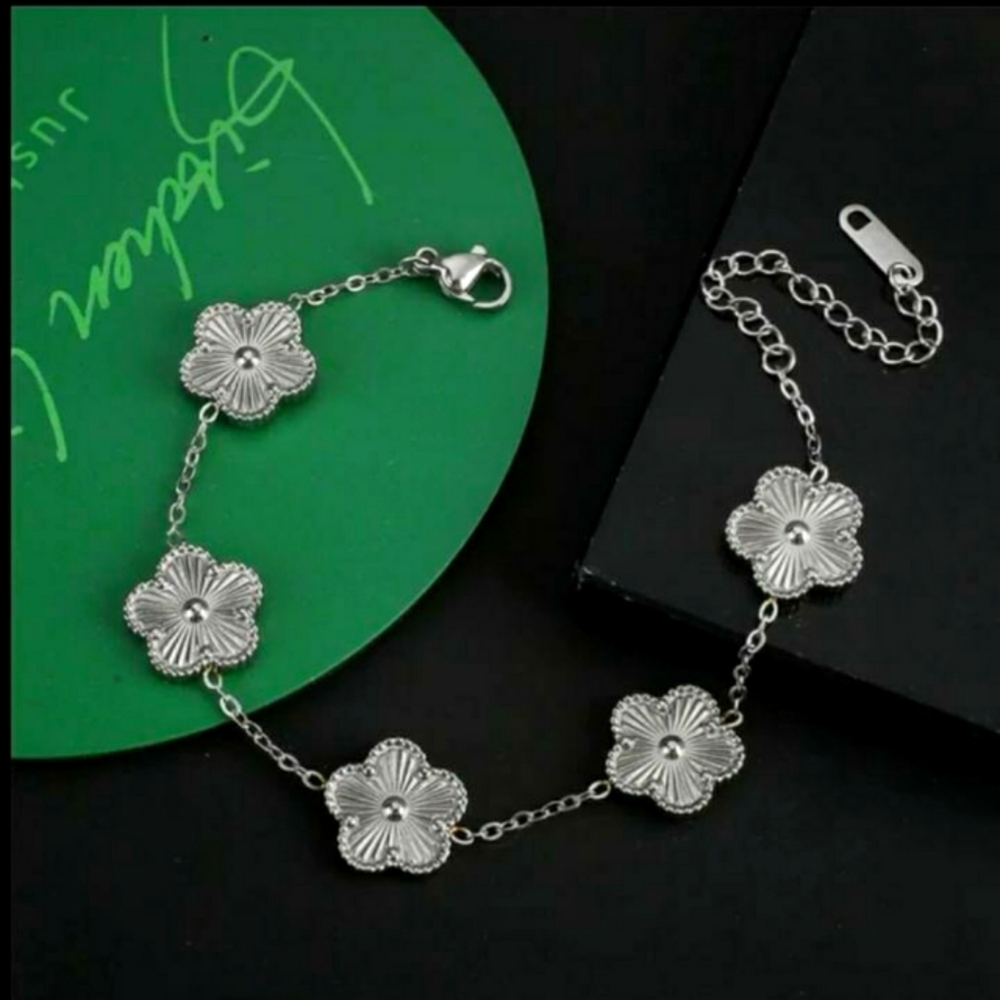 Silver Lucky Charm Bracelet
